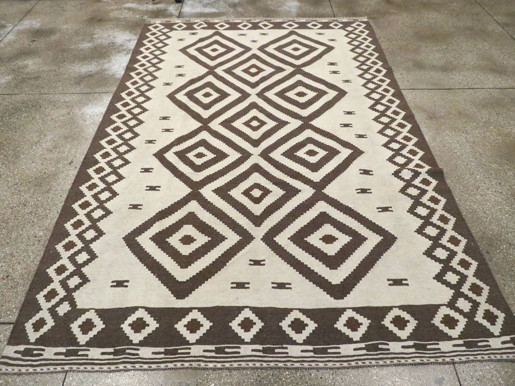 Vintage Persian Flatweave, No.29602 - Galerie Shabab