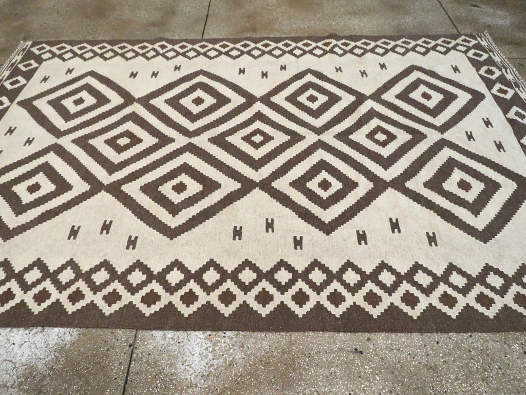 Vintage Persian Flatweave, No.29602 - Galerie Shabab