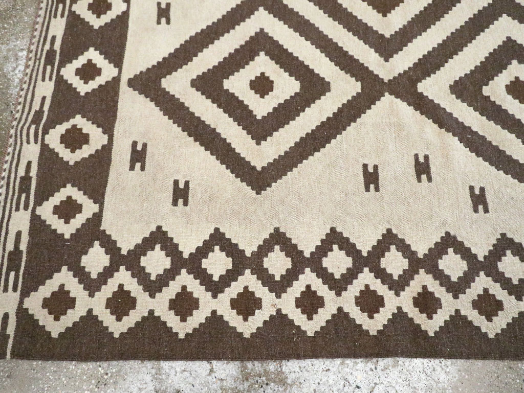 Vintage Persian Flatweave, No.29602 - Galerie Shabab