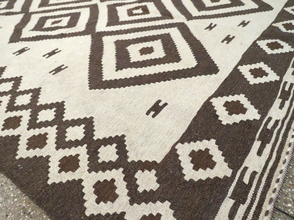 Vintage Persian Flatweave, No.29602 - Galerie Shabab