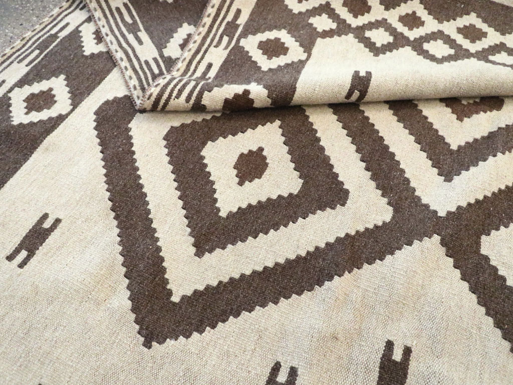 Vintage Persian Flatweave Kilim, No.29602 - Galerie Shabab