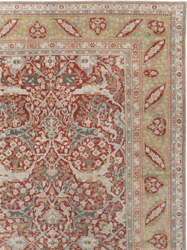 Antique Persian Kashan Oversize Carpet, No.29606 - Galerie Shabab