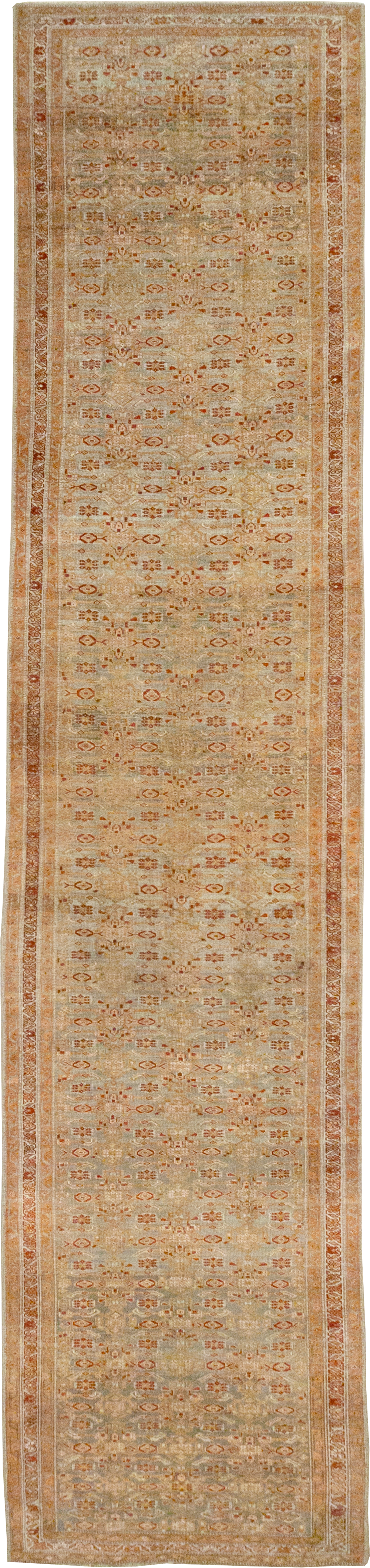 Antique Persian Kurd Bidjar Wide Gallery Runner, No.29607 - Galerie Shabab