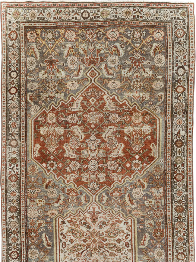 Antique Persian Bidjar Long Runner, No.29609 - Galerie Shabab