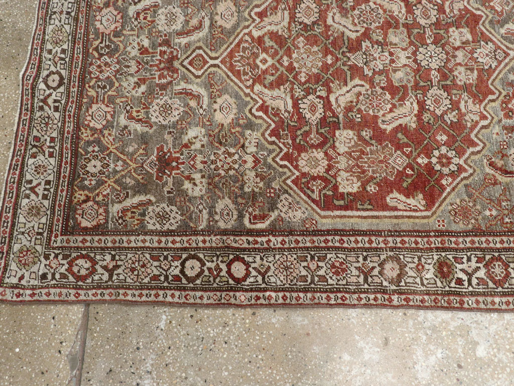Antique Persian Bidjar Long Runner, No.29609 - Galerie Shabab