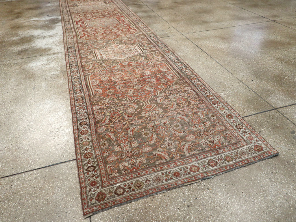 Antique Persian Bidjar Long Runner, No.29609 - Galerie Shabab