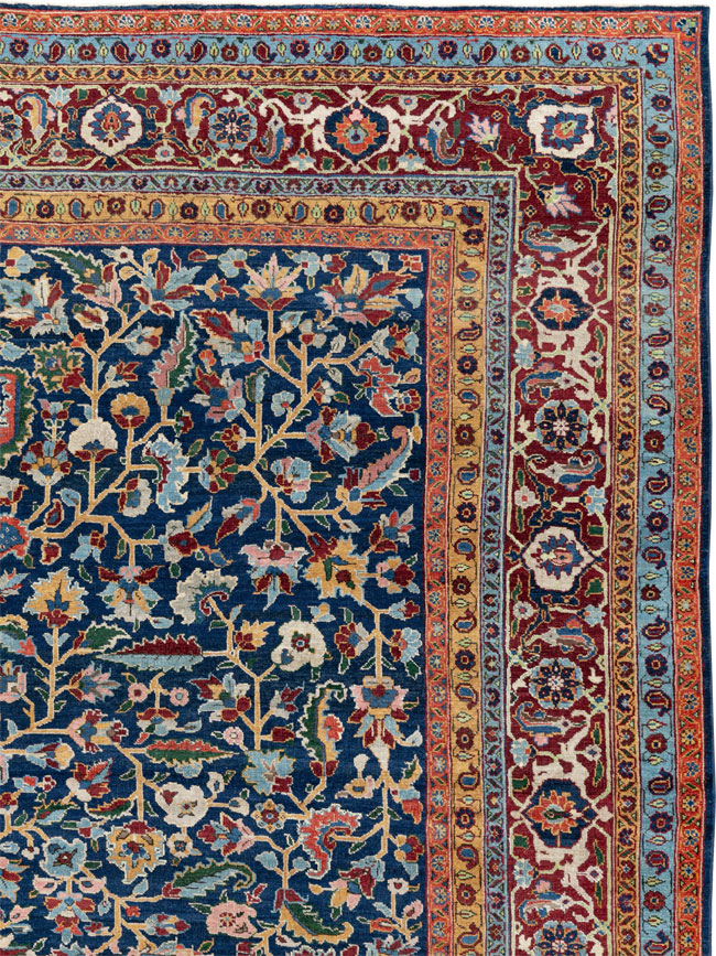 Antique Persian Heriz Large Carpet, No.29615 - Galerie Shabab