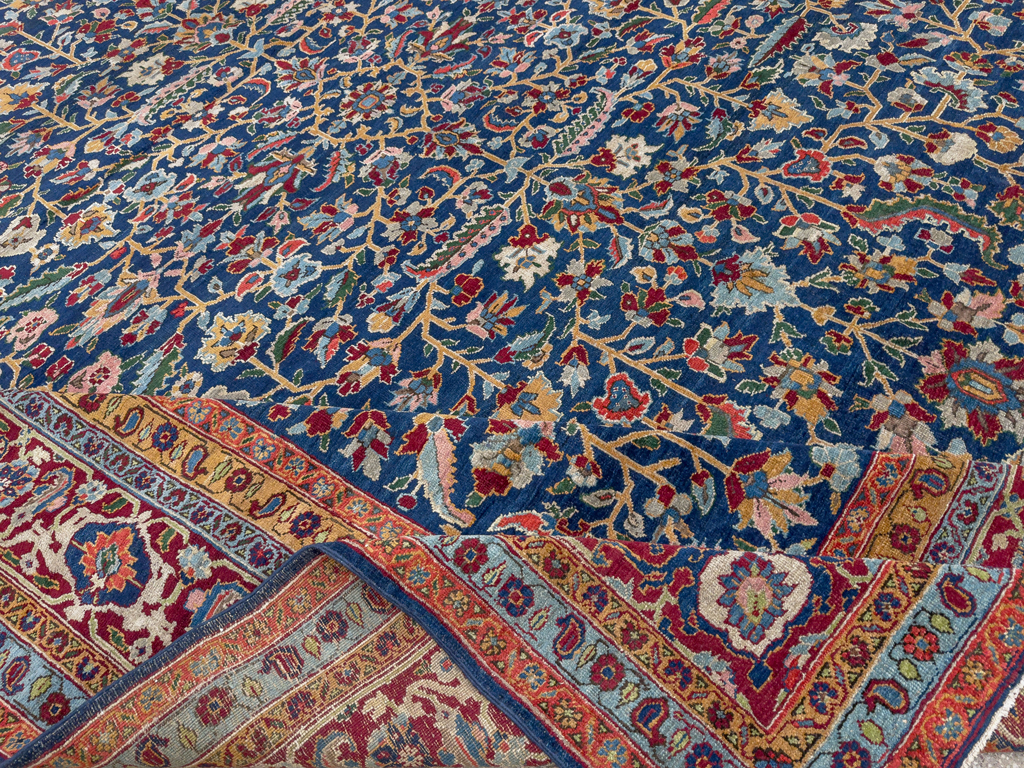 Antique Persian Heriz Large Carpet, No.29615 - Galerie Shabab