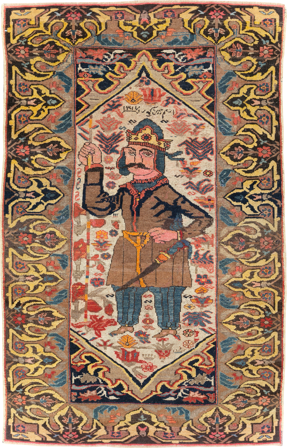 Antique Persian Kurdish Rug, No.29621 - Galerie Shabab