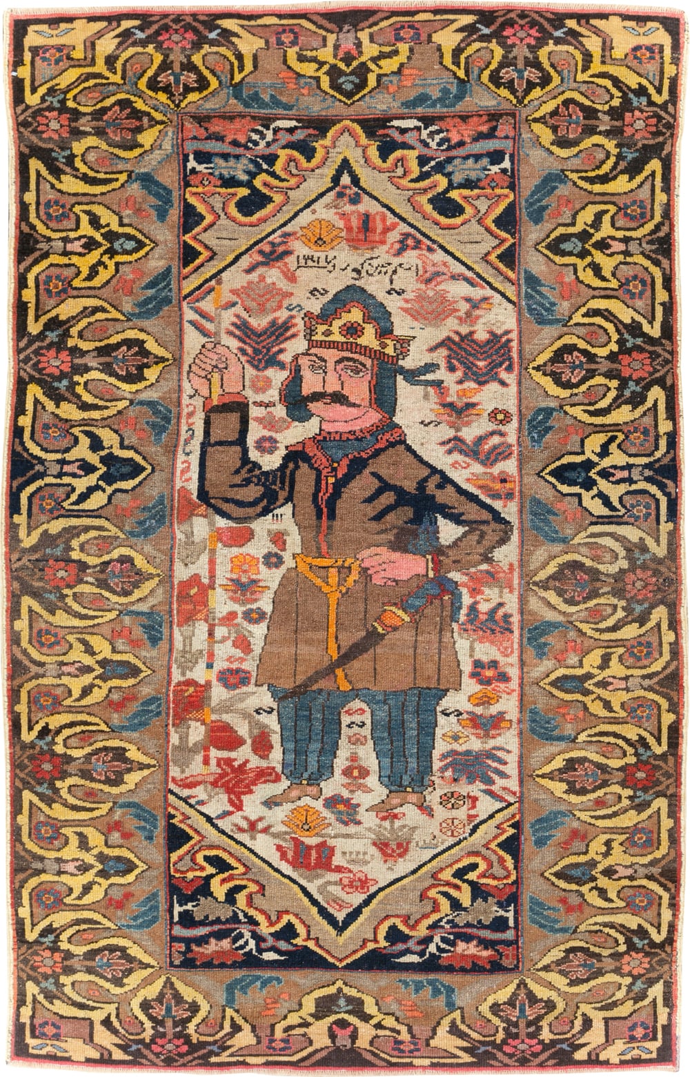 Antique Persian Kurdish Rug, No.29621 - Galerie Shabab