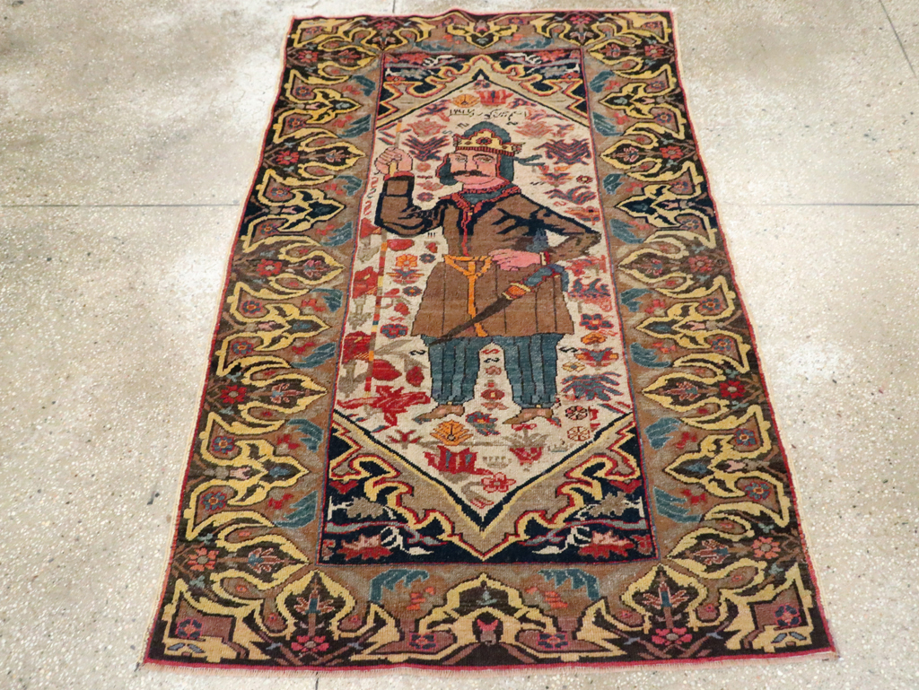 Antique Persian Kurdish Rug, No.29621 - Galerie Shabab