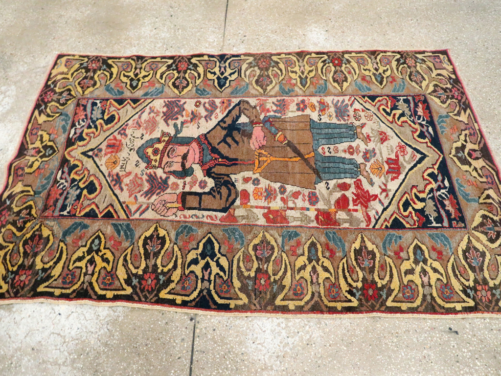 Antique Persian Kurdish Rug, No.29621 - Galerie Shabab