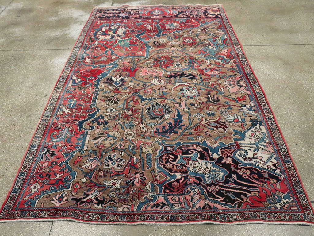 Antique Persian Bidjar Wagireh Sampler Rug, No.29627 - Galerie Shabab