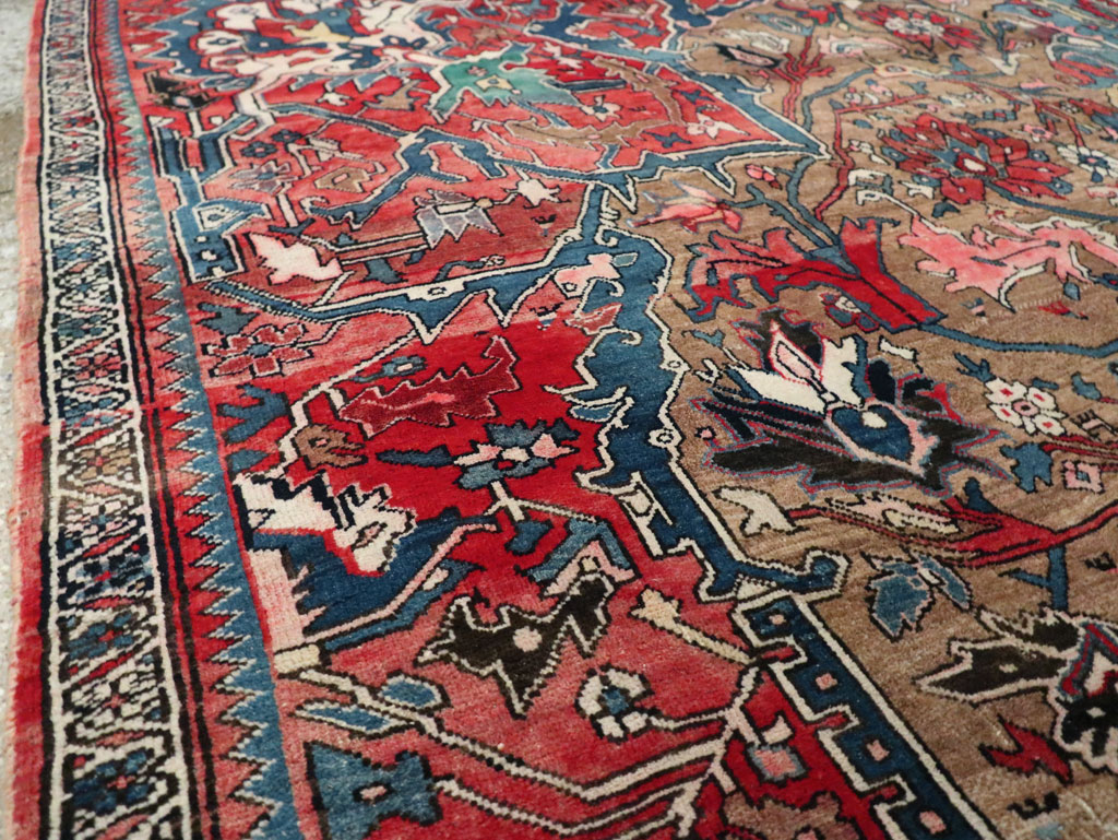 Antique Persian Bidjar Wagireh Sampler Rug, No.29627 - Galerie Shabab