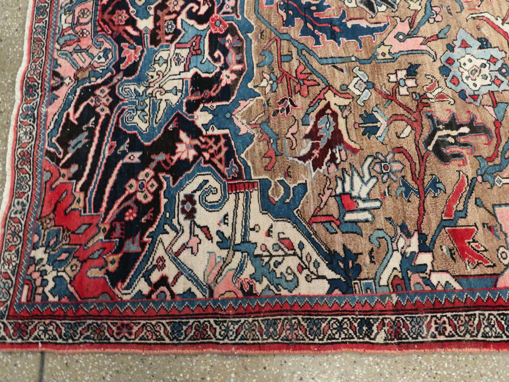 Antique Persian Bidjar Wagireh Sampler Rug, No.29627 - Galerie Shabab