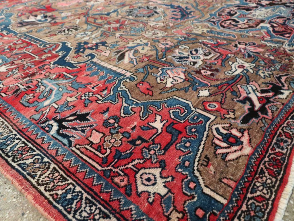 Antique Persian Bidjar Wagireh Sampler Rug, No.29627 - Galerie Shabab