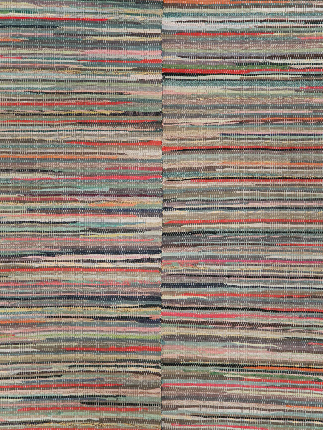 Vintage Rag Rug, No.29628 - Galerie Shabab