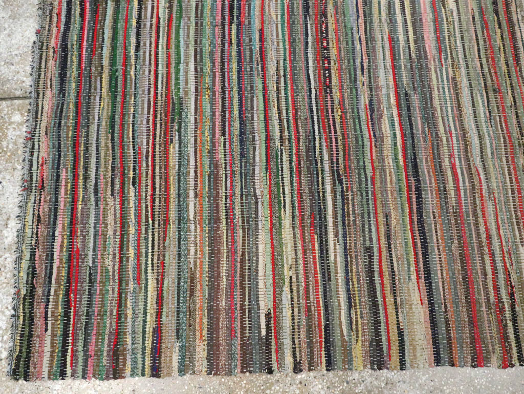 Vintage Rag Rug, No.29628 - Galerie Shabab