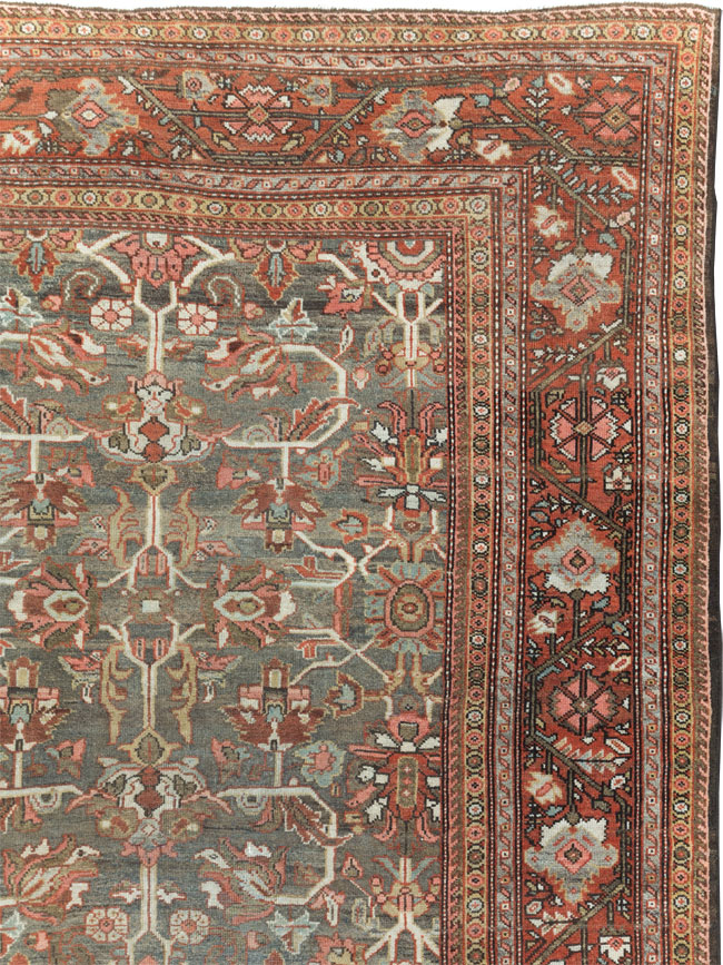 Antique Persian Mahal Carpet, No.29637 - Galerie Shabab