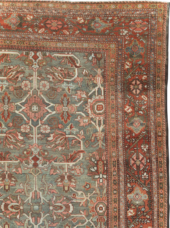 Antique Persian Mahal Carpet, No.29637 - Galerie Shabab