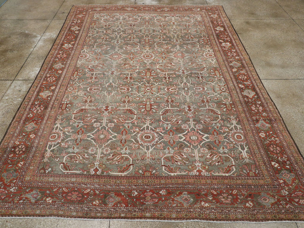 Antique Persian Mahal Carpet, No.29637 - Galerie Shabab