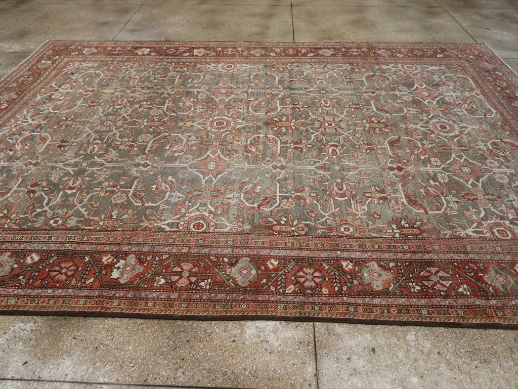 Antique Persian Mahal Carpet, No.29637 - Galerie Shabab