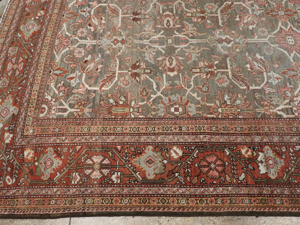 Antique Persian Mahal Carpet, No.29637 - Galerie Shabab