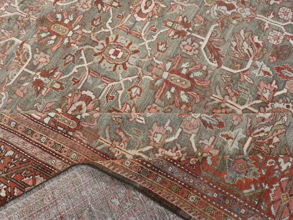 Antique Persian Mahal Carpet, No.29637 - Galerie Shabab