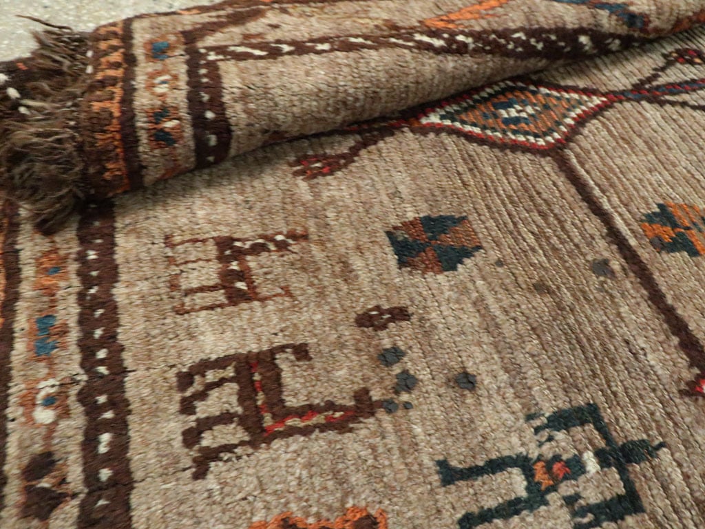 Vintage Persian Gabbeh Pictorial Rug, No.29640 - Galerie Shabab