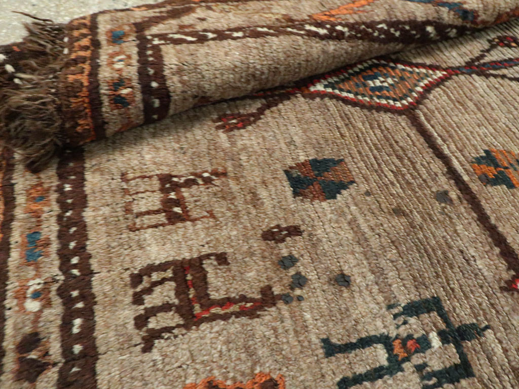 Vintage Persian Gabbeh Pictorial Rug, No.29640 - Galerie Shabab