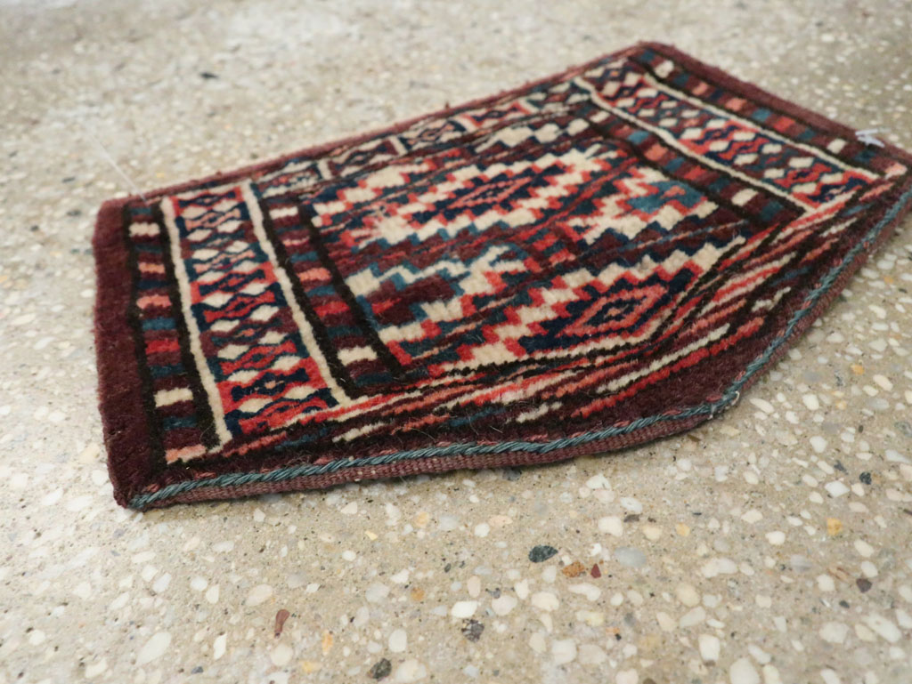 Vintage Central Asian Yamoud Turkoman Throw Rug (Pair: 1 of 2), No.29641 - Galerie Shabab