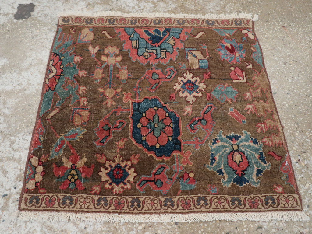 Antique Persian Wagireh Bidjar Sampler Rug, No.29661 - Galerie Shabab