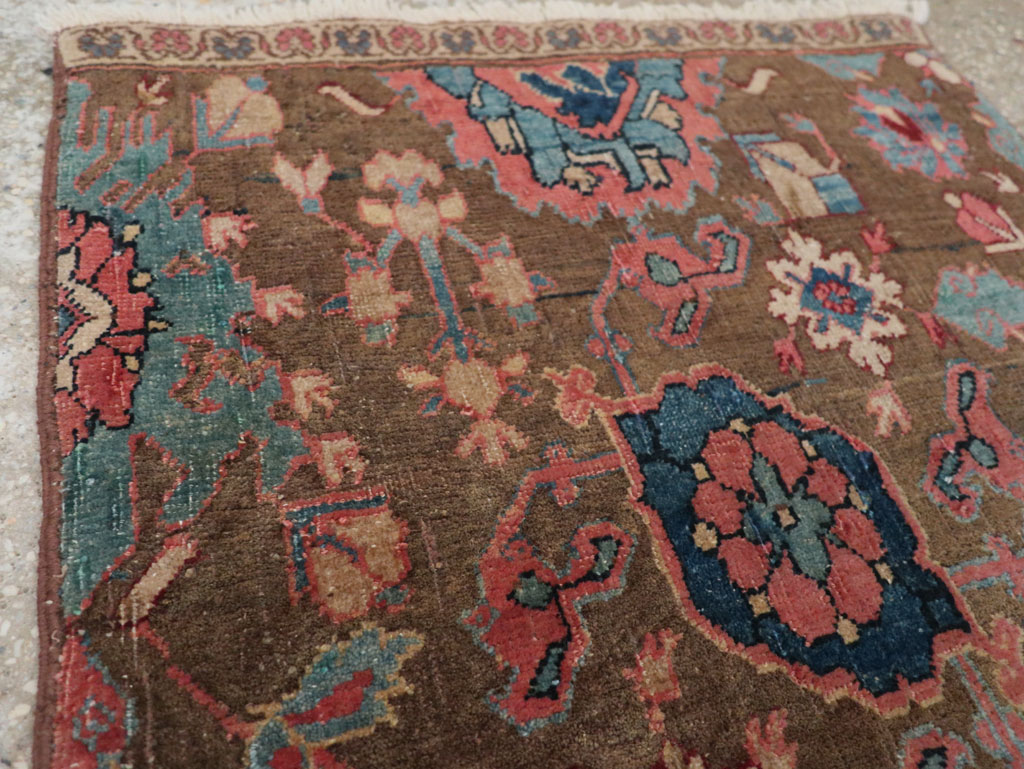 Antique Persian Wagireh Bidjar Sampler Rug, No.29661 - Galerie Shabab