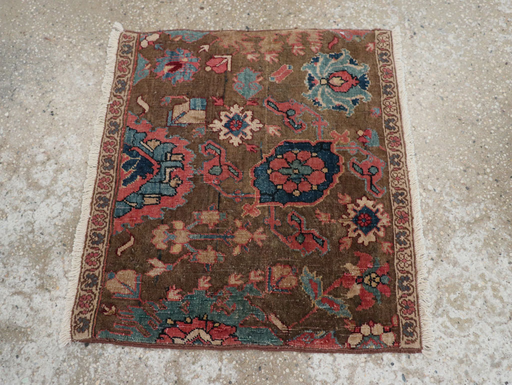 Antique Persian Wagireh Bidjar Sampler Rug, No.29661 - Galerie Shabab