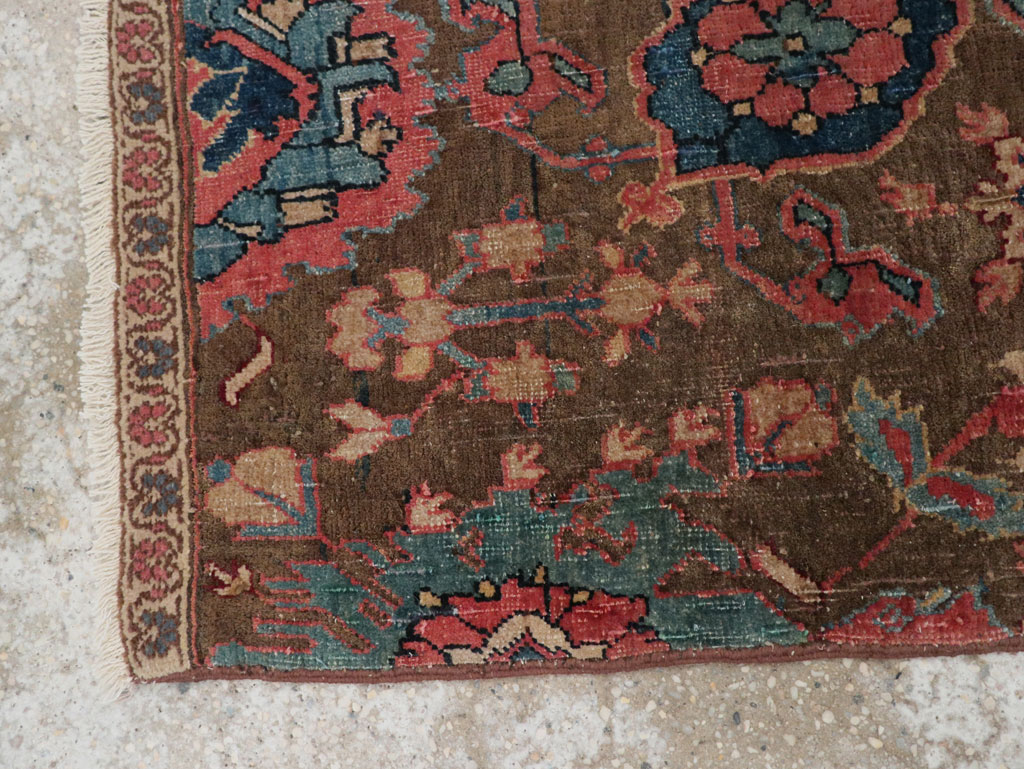 Antique Persian Wagireh Bidjar Sampler Rug, No.29661 - Galerie Shabab