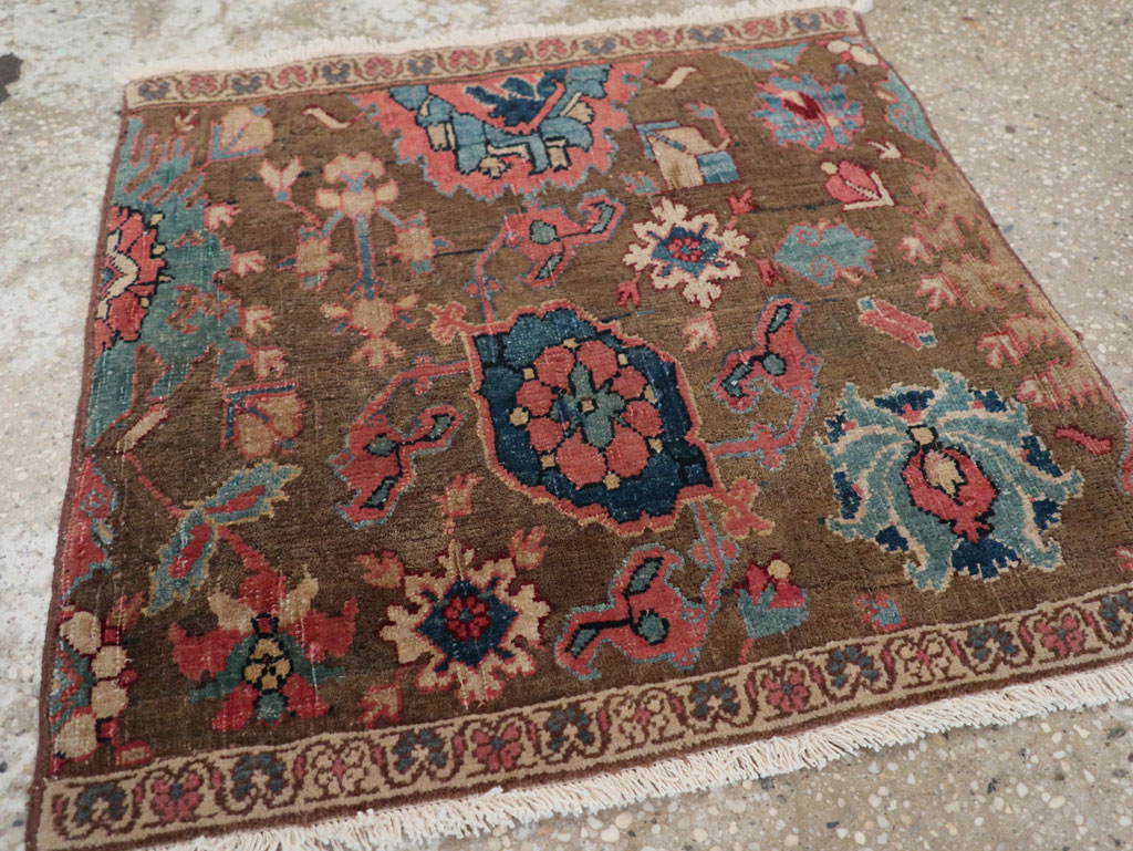 Antique Persian Wagireh Bidjar Sampler Rug, No.29661 - Galerie Shabab