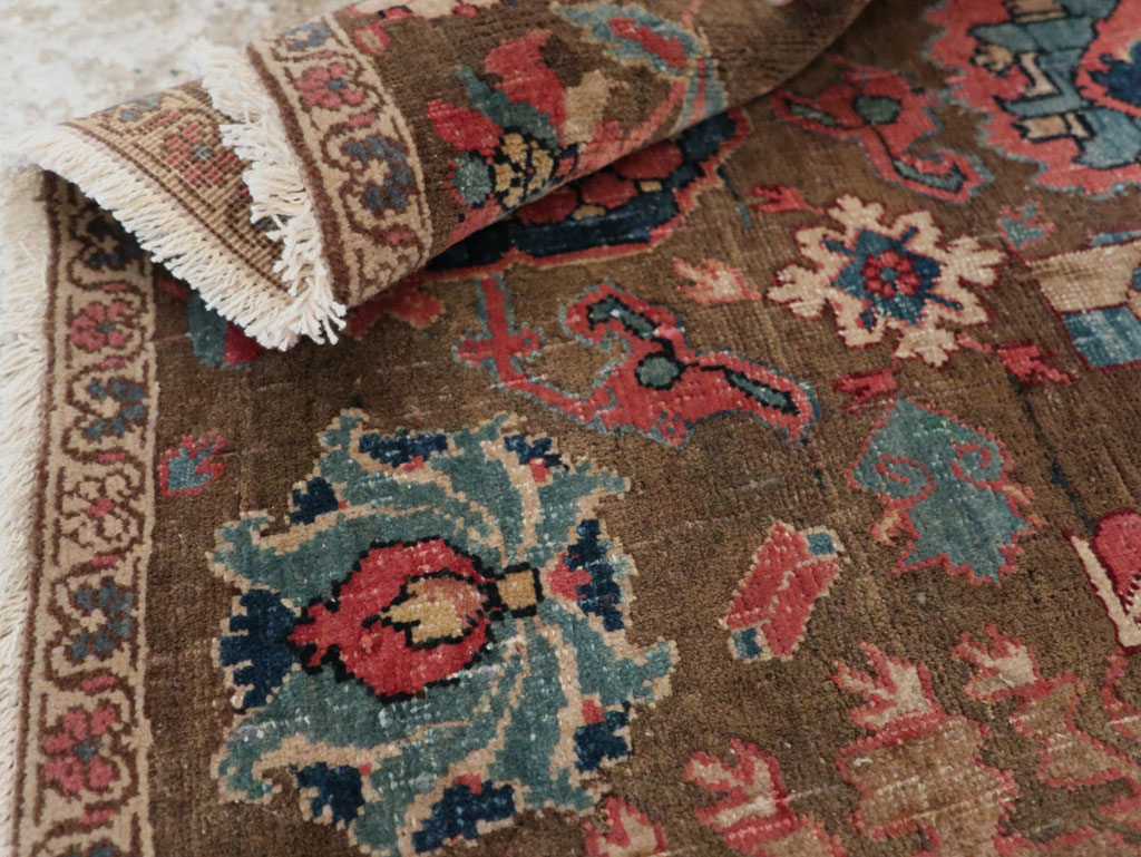 Antique Persian Wagireh Bidjar Sampler Rug, No.29661 - Galerie Shabab