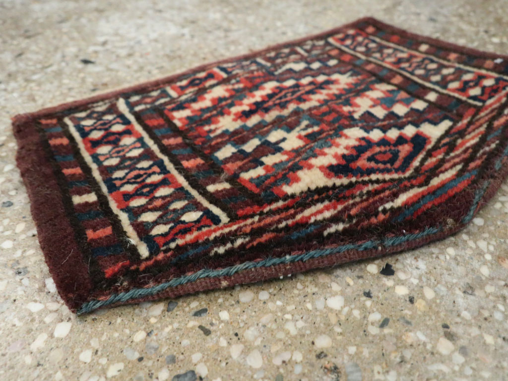 Vintage Central Asian Yamoud Turkoman Throw Rug (Pair: 2 of 2), No.29663 - Galerie Shabab