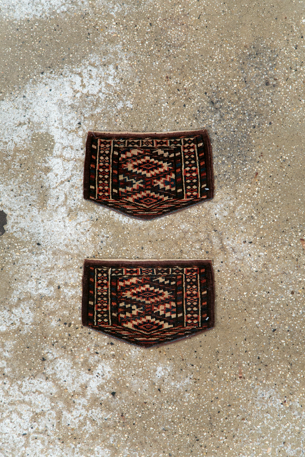 Vintage Central Asian Yamoud Turkoman Throw Rug (Pair: 2 of 2), No.29663 - Galerie Shabab