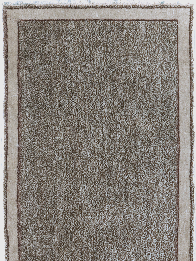 Modern Style Vintage Persian Mashad Small Runner, No.29664 - Galerie Shabab