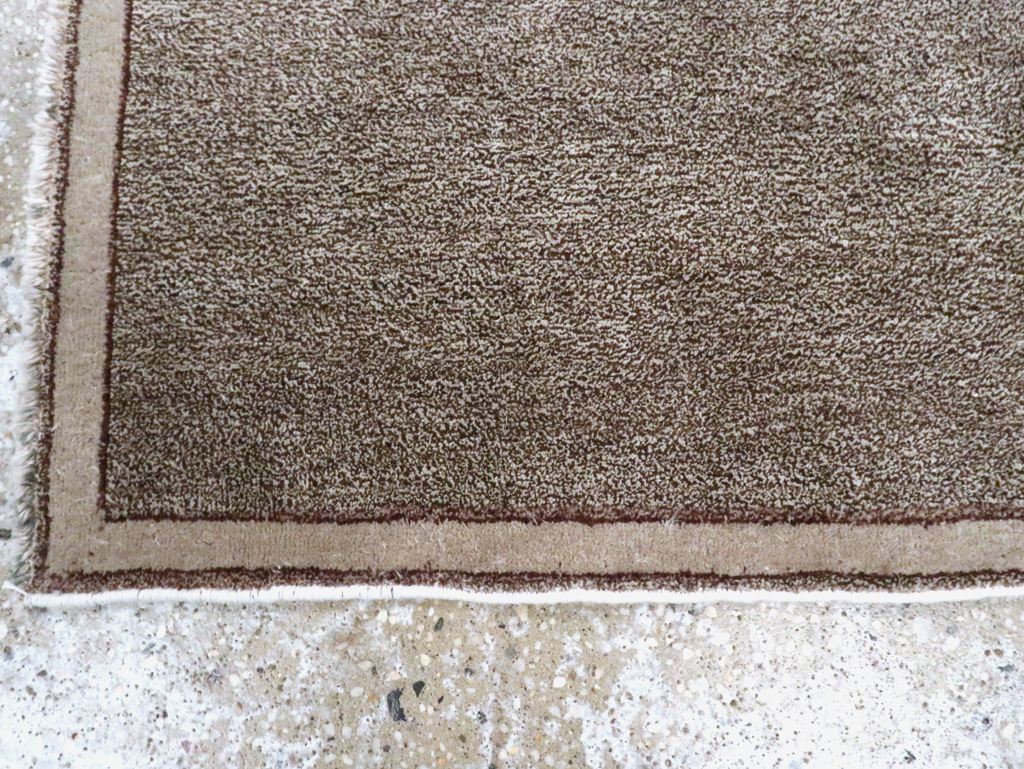 Modern Style Vintage Persian Mashad Small Runner, No.29664 - Galerie Shabab