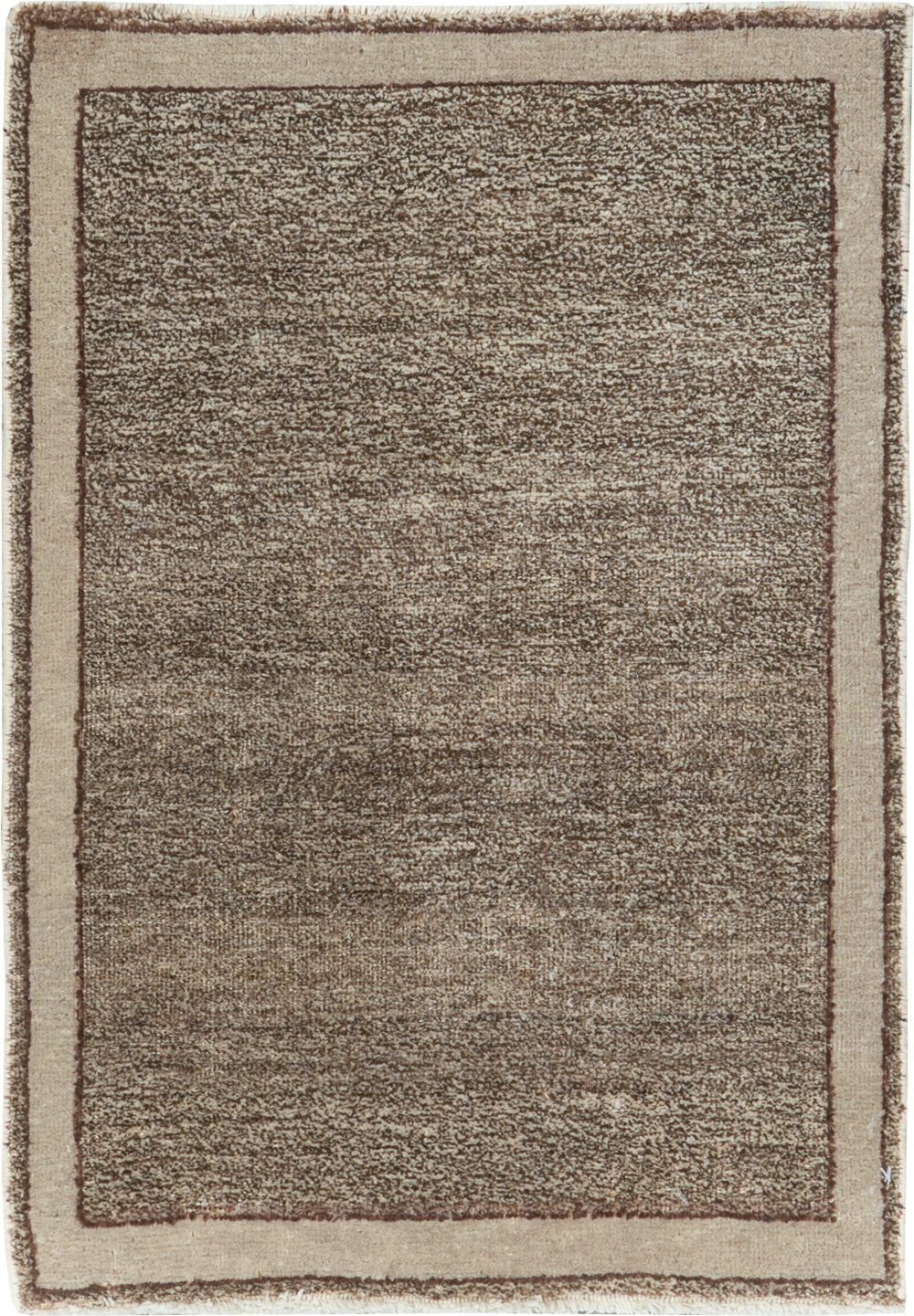 Vintage Persian Mashad Small Throw Rug, No.29665 - Galerie Shabab