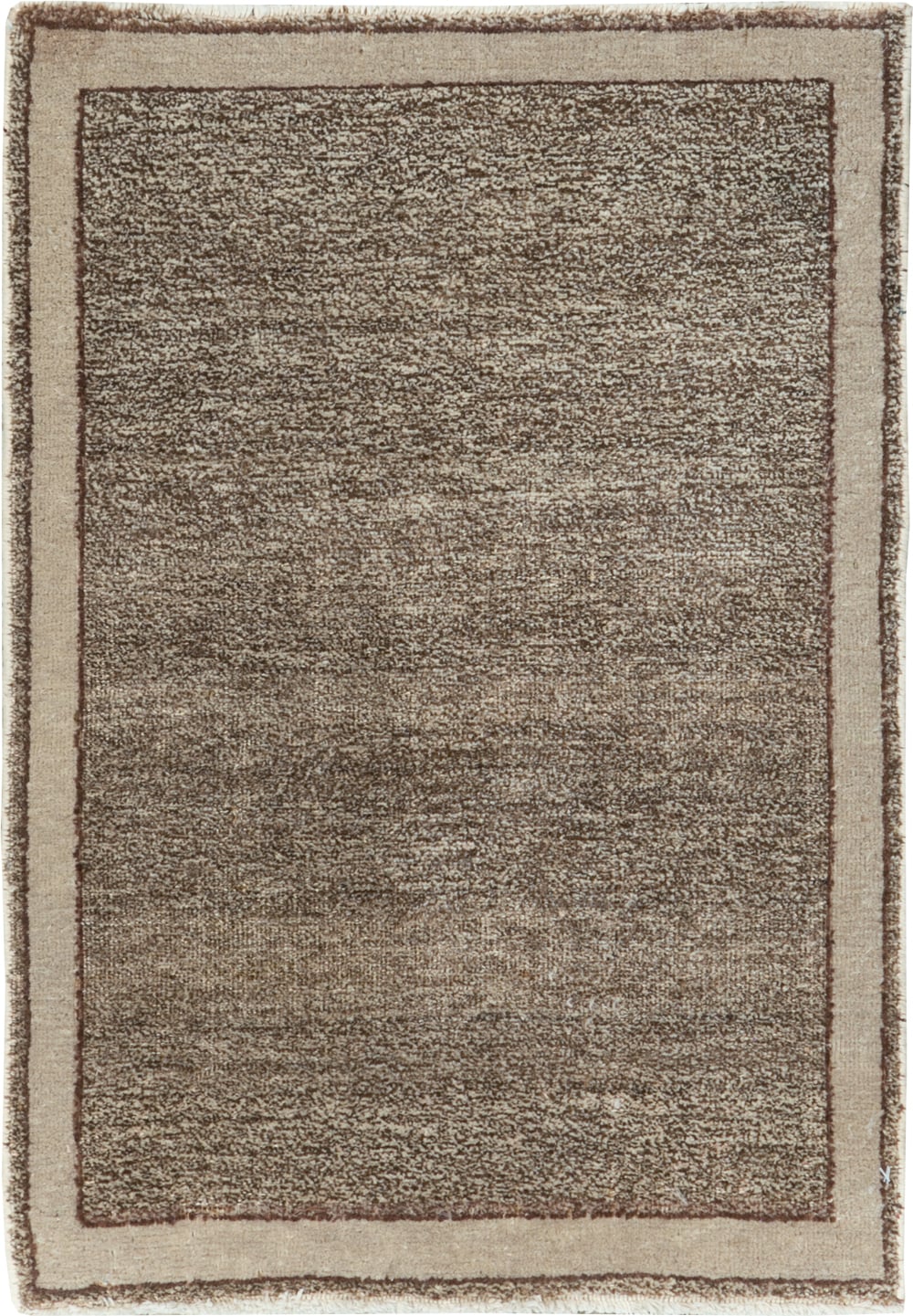 Vintage Persian Mashad Small Throw Rug, No.29665 - Galerie Shabab