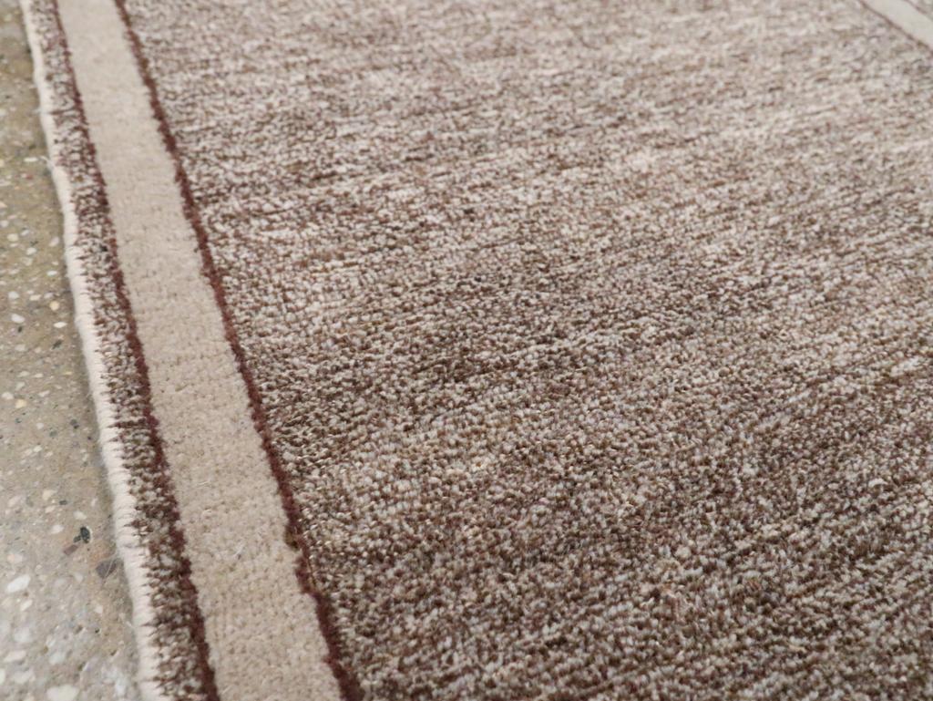 Vintage Persian Mashad Small Throw Rug, No.29665 - Galerie Shabab