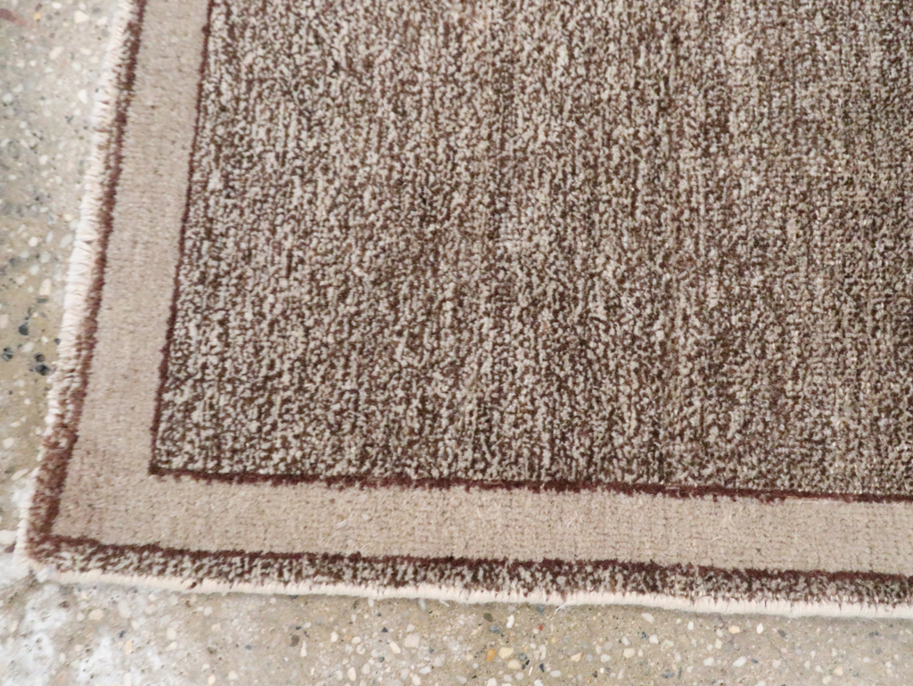 Vintage Persian Mashad Small Throw Rug, No.29665 - Galerie Shabab