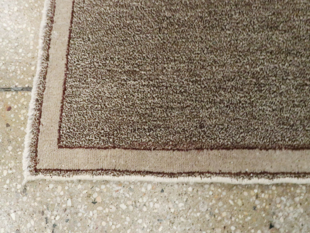 Vintage Persian Mashad Small Throw Rug, No.29666 - Galerie Shabab