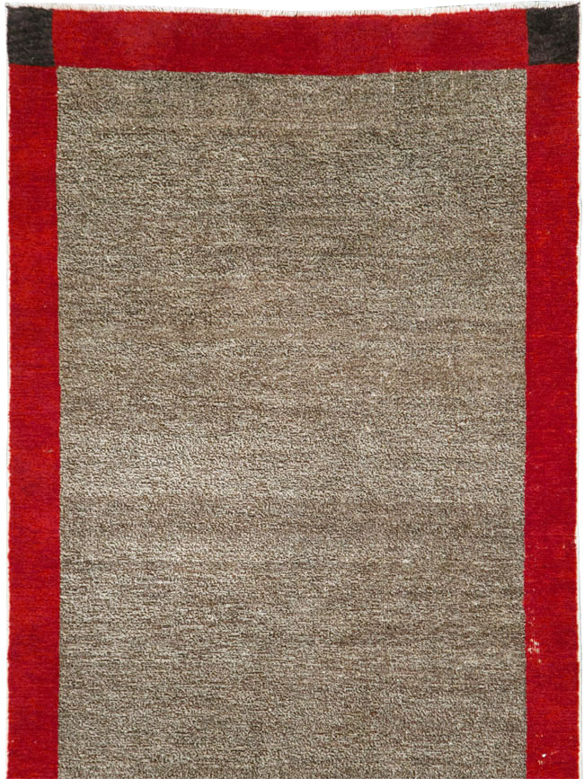 Vintage Persian Mashad Art Deco Style Carpet, No.29671 - Galerie Shabab