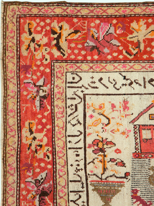 Antique Pictorial Karabagh Rug, No.29673 - Galerie Shabab