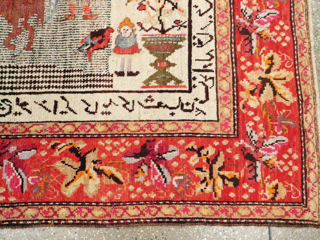 Antique Pictorial Karabagh Rug, No.29673 - Galerie Shabab