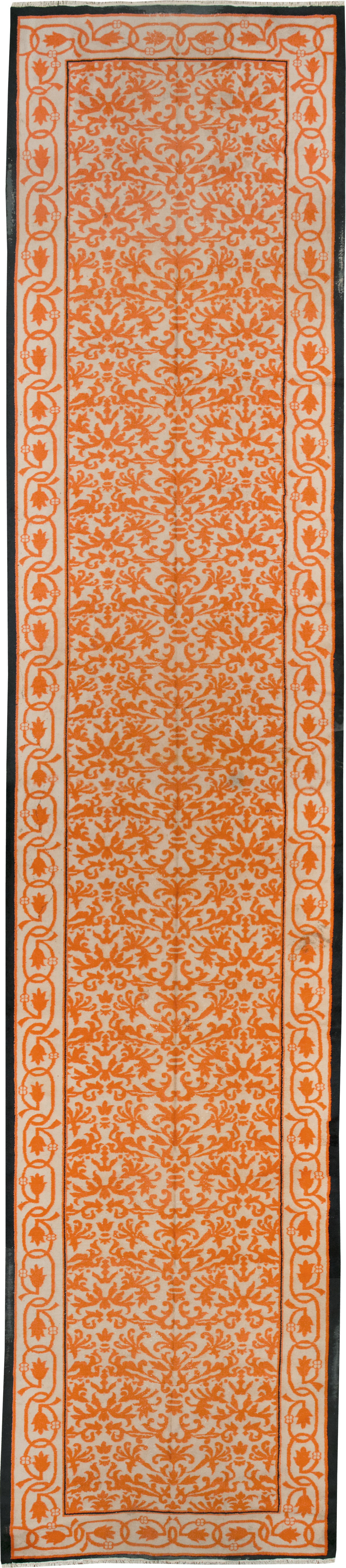 Vintage Indian Lahore Long Gallery Carpet, No.29683 - Galerie Shabab